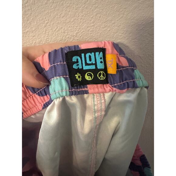 A.LAB Bum Split Pink & Blue Board Shorts size XL - Picture 7 of 8